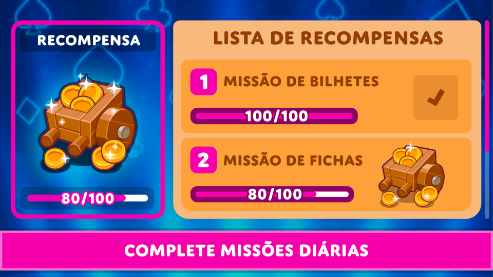 Nossas missões Pinochle