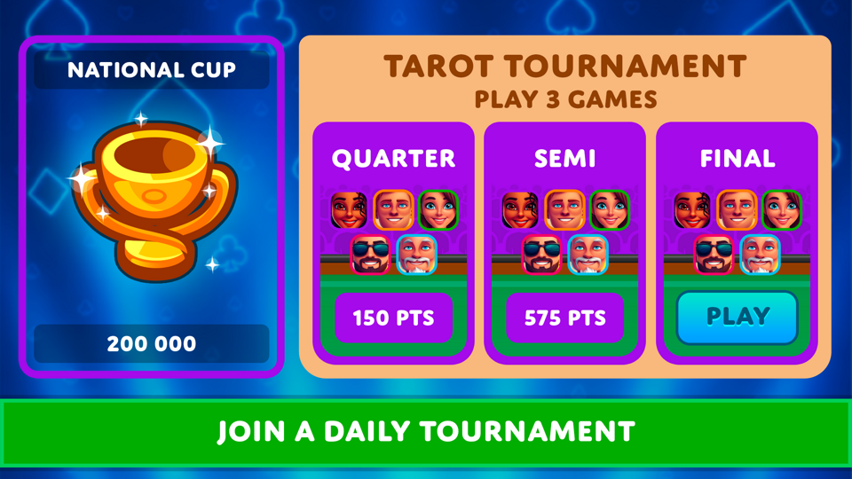 Pinochle Tournaments